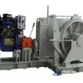 Molinete de ancla gitano con motor diesel