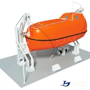 pescante de gravedad para botes salvavidas cerrados